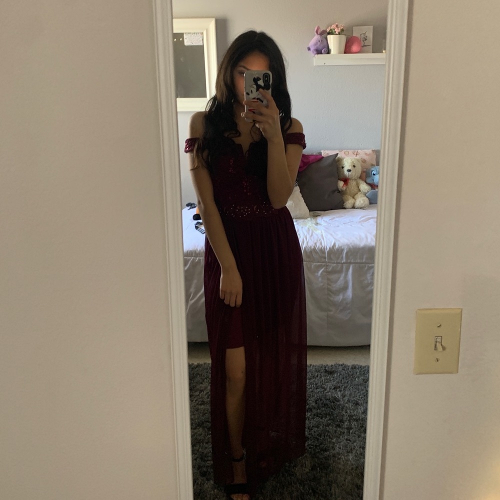 Macy’s Off The Shoulder Dress
